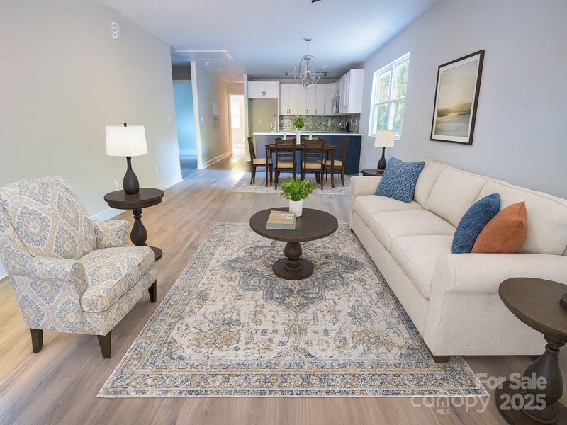 Furnished interior view inside a new home in , Gastonia (Image 7).