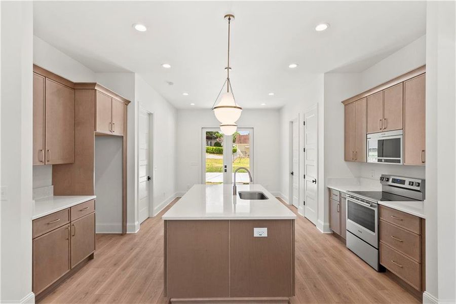 Furnished interior view inside a new home in , Calhoun (Image 12).