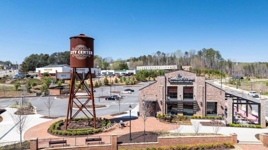 Front exterior of a new home in Haven Abbey, Cumming, GA, highlighting curb appeal (Image 36).