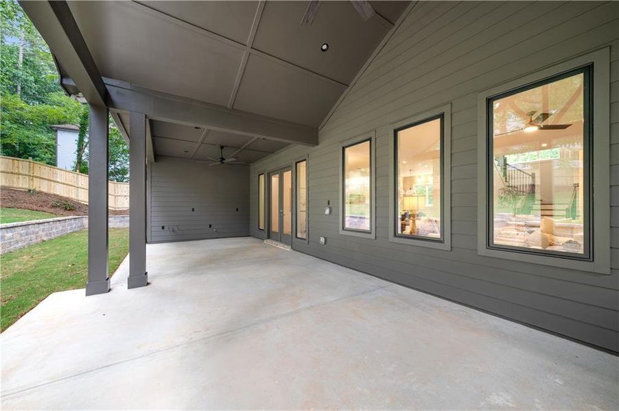 Exterior details and patio area of a home in , Powder Springs (Image 28).