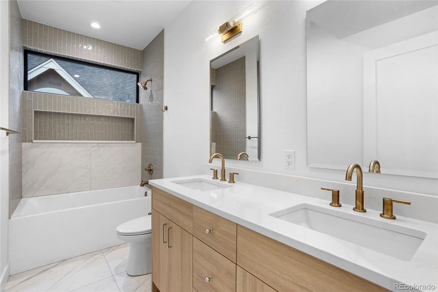 Furnished interior view inside a new home in , Denver (Image 33).