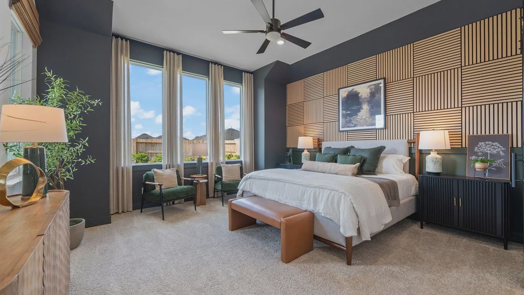 Representative furnished interior of a home built from the Brentwood by Chesmar Homes in Wildrye 60', Waller (Image 27). Representative furnished interior of a home built from the Brentwood by Chesmar Homes in Wildrye 60', Waller (Image 27).
