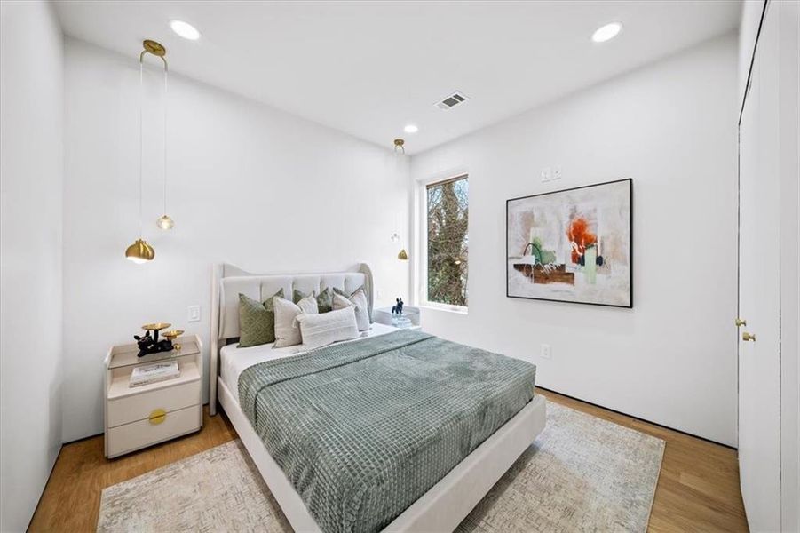 Furnished interior view inside a new home in , Atlanta (Image 10).