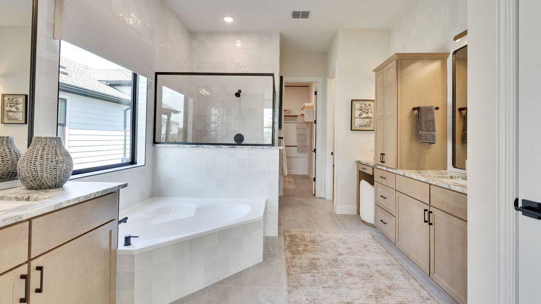 Representative furnished interior of a home built from the Elm by DRB Homes in Azalea, Pattison (Image 19).