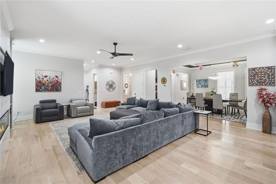 Furnished interior view inside a new home in , Alpharetta (Image 34).