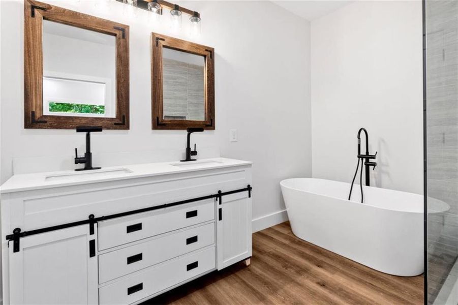 Furnished interior view inside a new home in , Ellijay (Image 9).