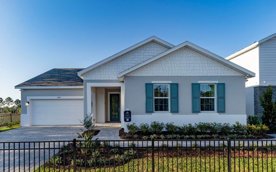 Front Exterior View of Bradlee - Modern Central Florida Home