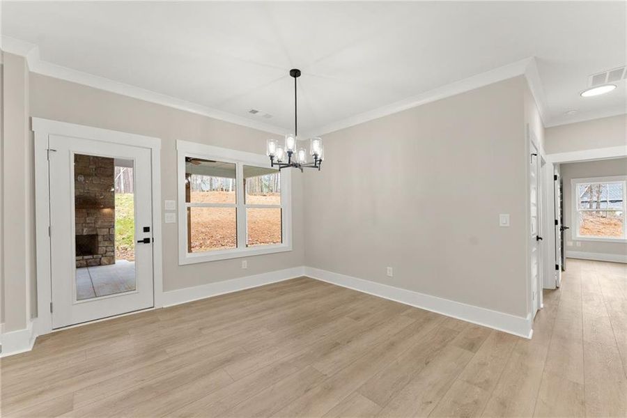 Spacious, unfurnished interior of a new home in , Clarkesville (Image 14).