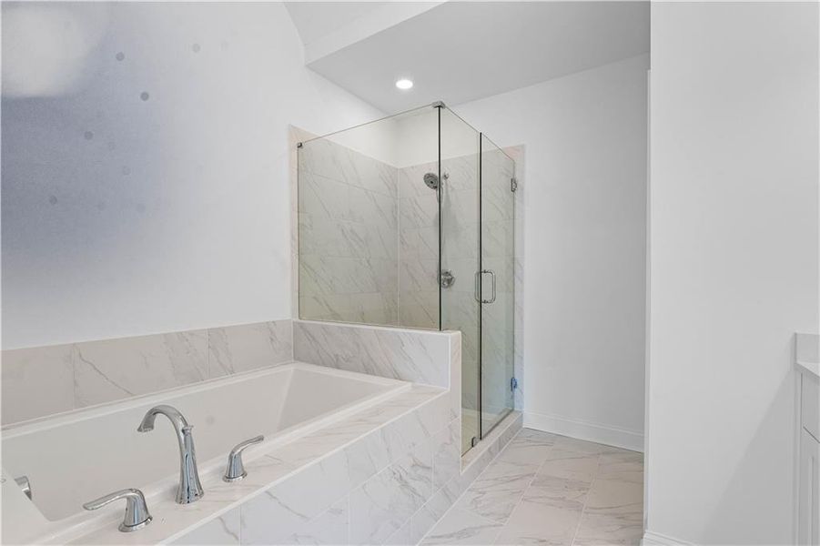 Furnished interior view inside a new home in Evanshire Townhomes, Duluth (Image 16).