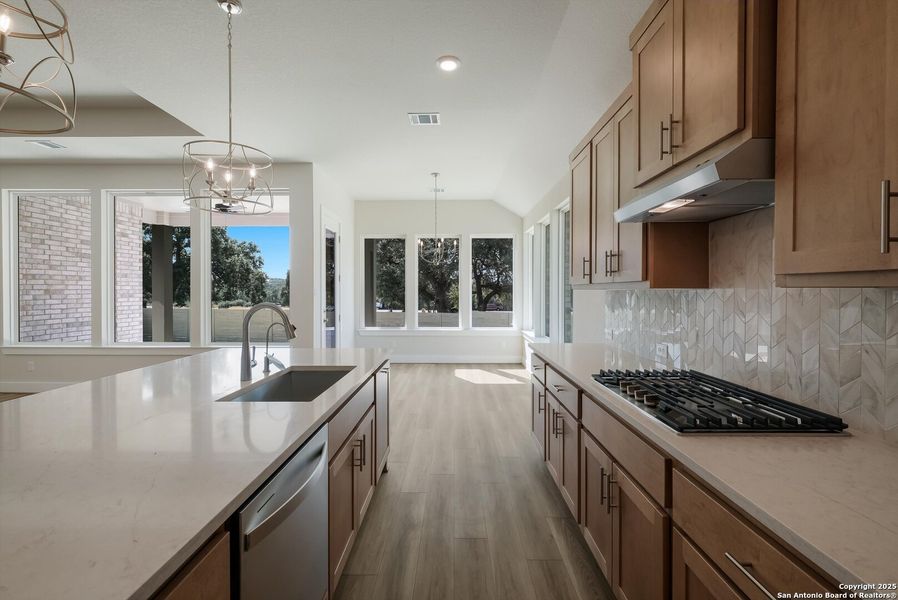 Furnished interior view inside a new home in The Grove at Vintage Oaks, New Braunfels (Image 9). Furnished interior view inside a new home in The Grove at Vintage Oaks, New Braunfels (Image 9).