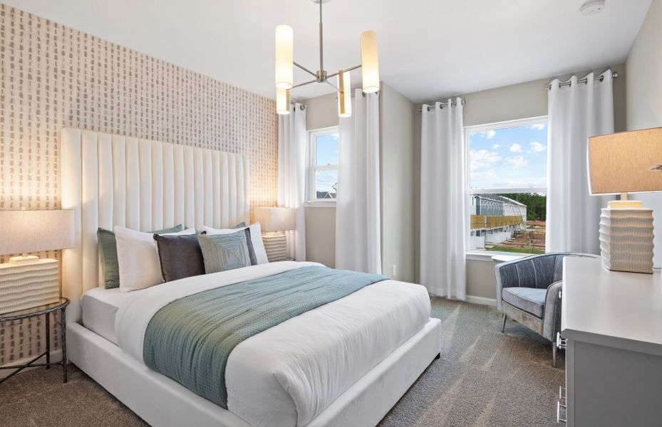 Furnished interior view inside a new home in Everton, Durham (Image 16).