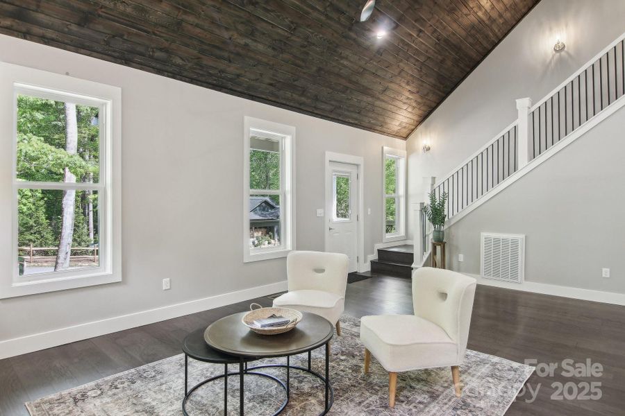 Furnished interior view inside a new home in , Maggie Valley (Image 9).