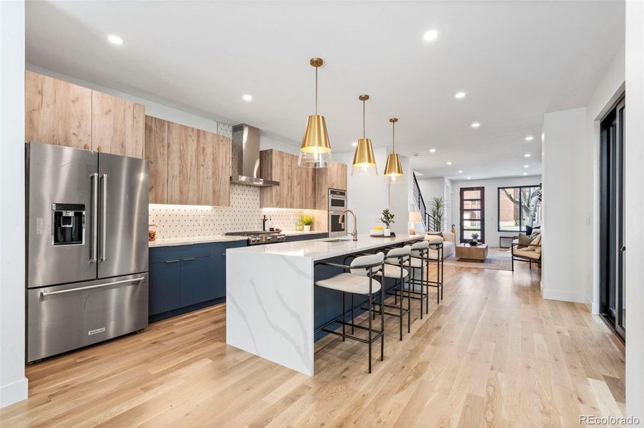 Furnished interior view inside a new home in , Denver (Image 8).