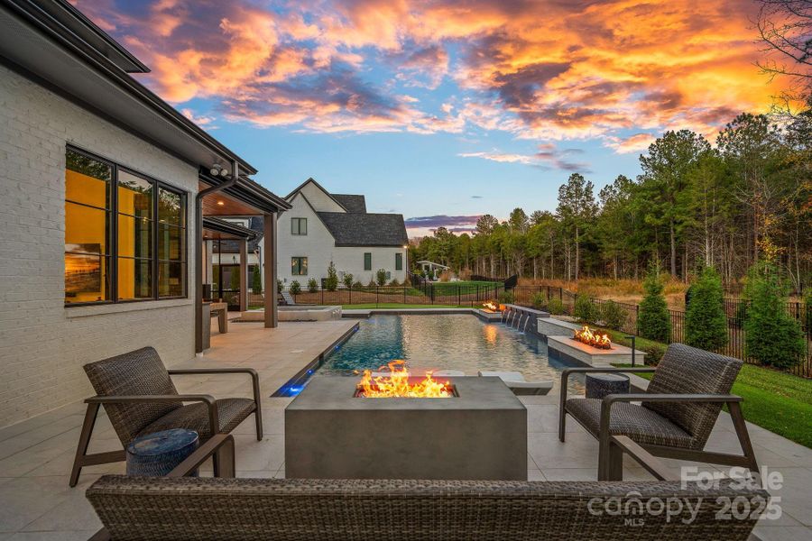 Exterior details and patio area of a home in , Davidson (Image 21).