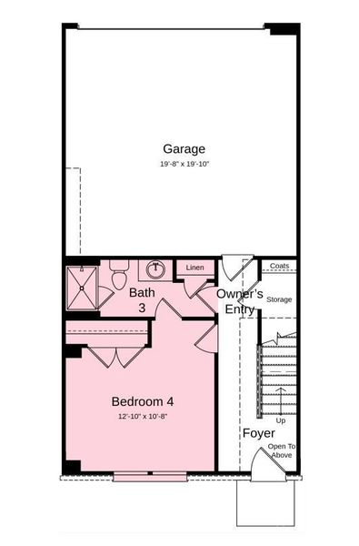 Structural options added include: first floor guest suite with full bath, ledge in owner's shower.