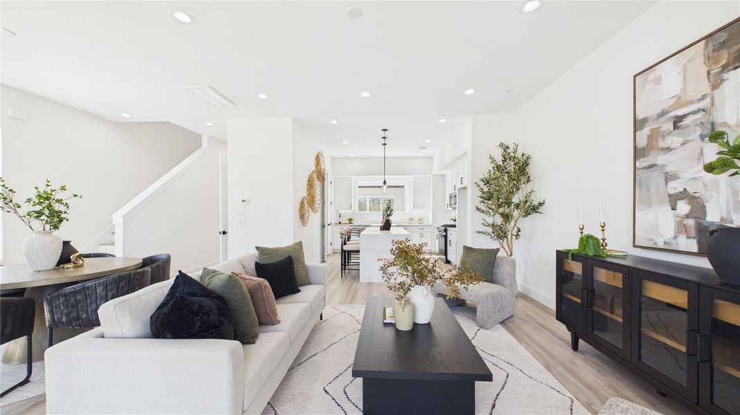 Furnished interior view inside a new home in , Houston (Image 32). Furnished interior view inside a new home in , Houston (Image 32).