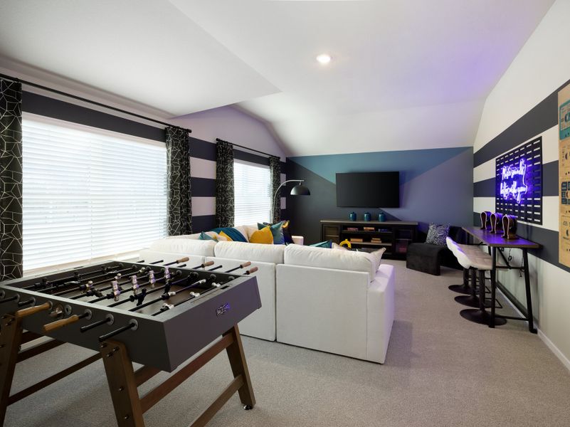 Furnished interior view inside a new home in Riviera Pines - Classic Series, Huffman (Image 12).