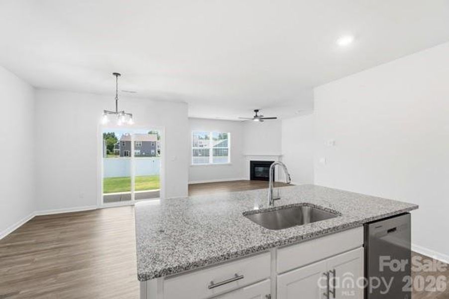Furnished interior view inside a new home in Secrest Commons, Monroe (Image 7).