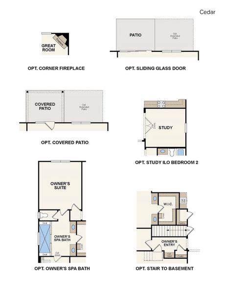 2D floor plan layout of this home in Cannon Manor, Kannapolis, NC (Image 3).