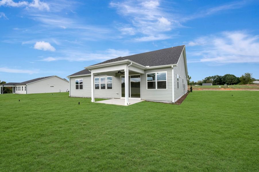 Exterior details and patio area of a home in McAlister Creek, Clayton (Image 17).