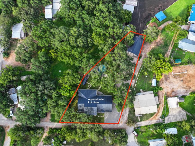 Approximate lot lines