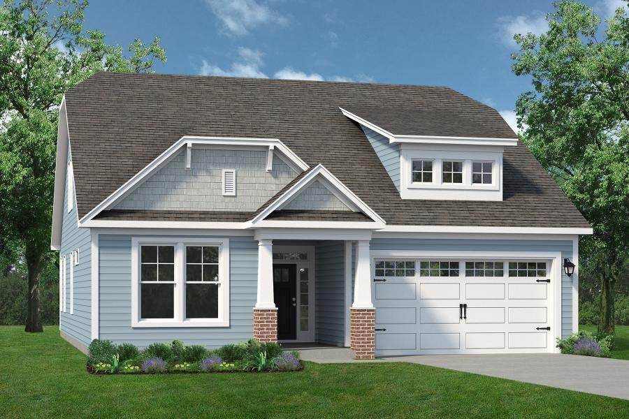 Representative exterior photo of a completed home built from the The Shorebreak by Chesapeake Homes in Bridgewater - Shorehaven Village, Little River, SC (Image 23).