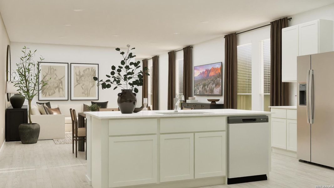 Furnished interior view inside a new home in Stone Garden, Elmendorf (Image 6). Furnished interior view inside a new home in Stone Garden, Elmendorf (Image 6).