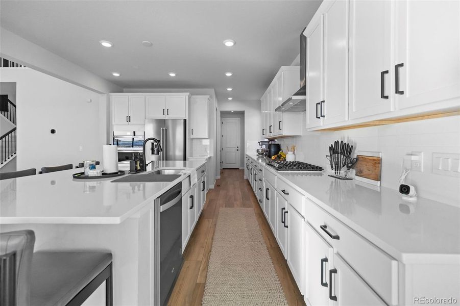 Furnished interior view inside a new home in Trails at Smoky Hill, Parker (Image 9).