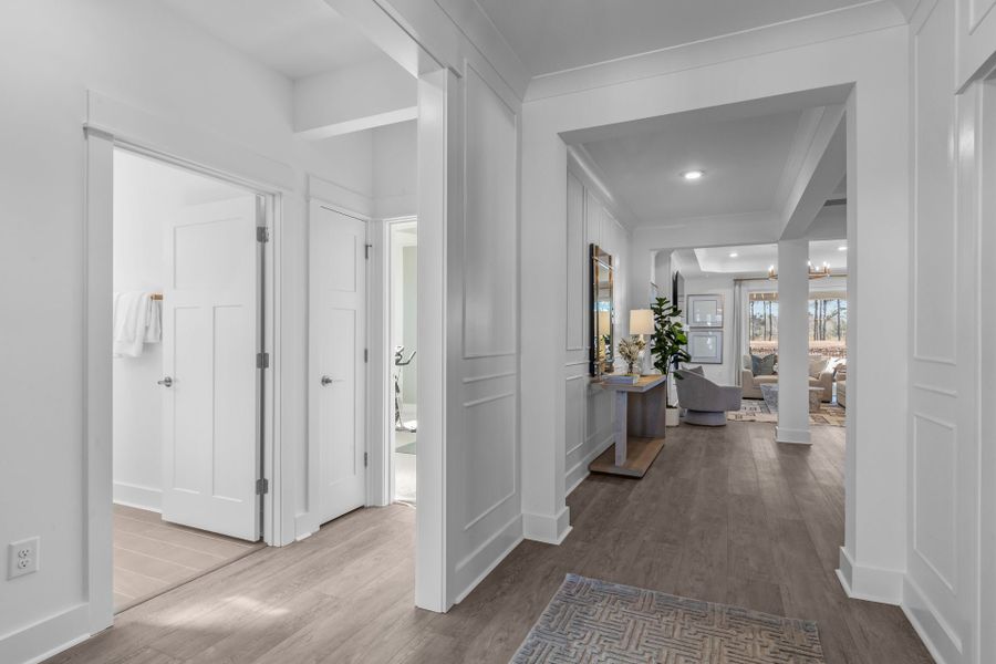 Representative furnished interior of a home built from the The Boardwalk by Chesapeake Homes in Coastal Club of the Carolinas, Calabash (Image 56).