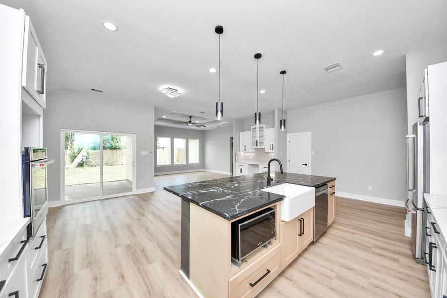Furnished interior view inside a new home in , Pasadena (Image 10).