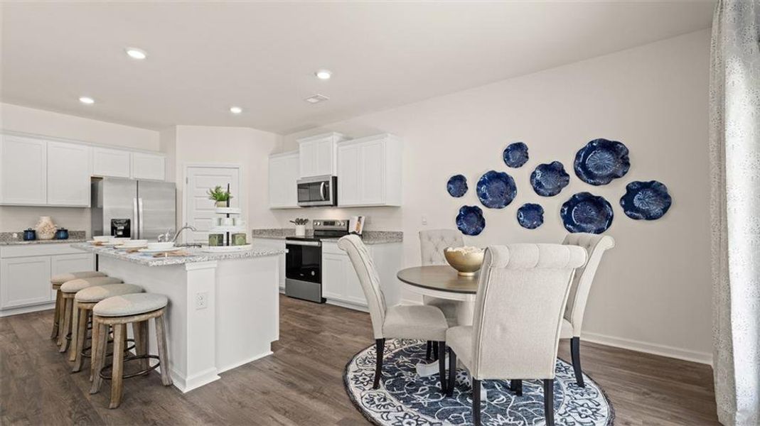 Furnished interior view inside a new home in Jackson Landing, Jefferson (Image 35). Furnished interior view inside a new home in Jackson Landing, Jefferson (Image 35).