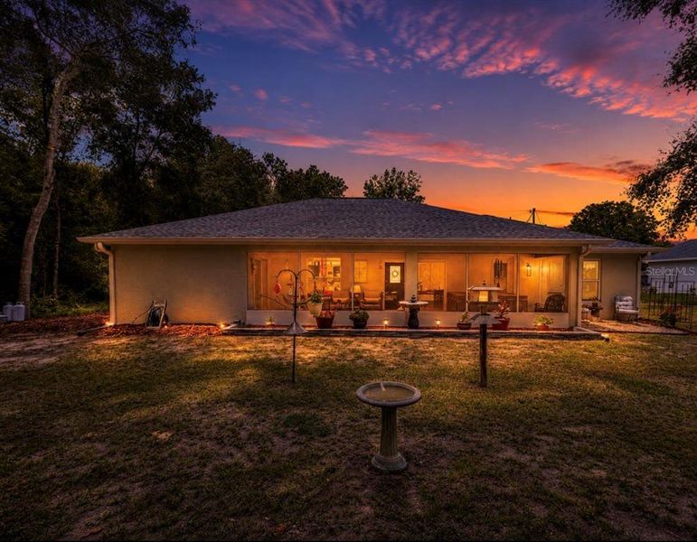 Exterior details and patio area of a home in , Citrus Springs (Image 28).