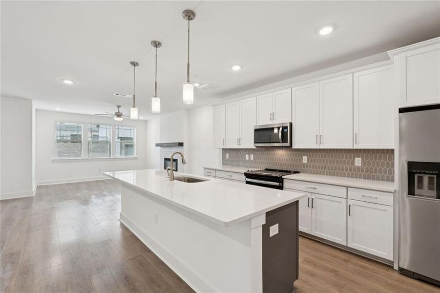 Furnished interior view inside a new home in , Cumming (Image 10). Furnished interior view inside a new home in , Cumming (Image 10).