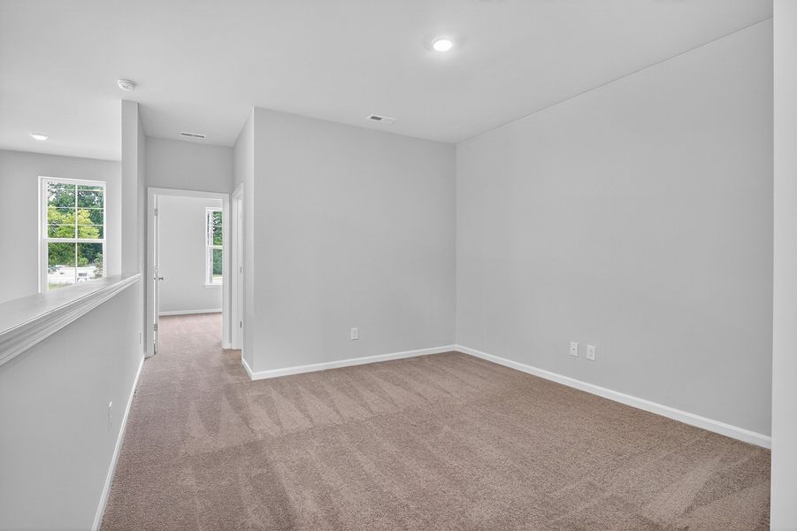 Spacious, unfurnished interior of a new home in Grand Park, Leland (Image 17). Spacious, unfurnished interior of a new home in Grand Park, Leland (Image 17).