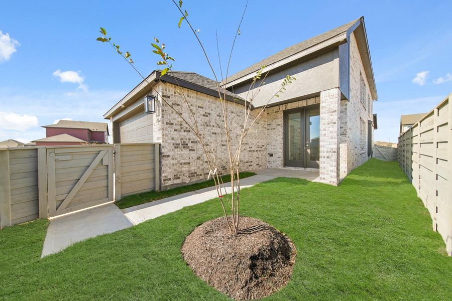 Exterior details and patio area of a home in Pomona: 40ft. lots, Manvel (Image 3). Exterior details and patio area of a home in Pomona: 40ft. lots, Manvel (Image 3).