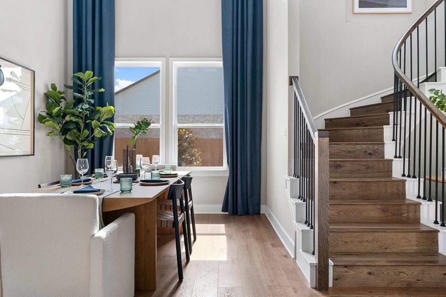Furnished interior view inside a new home in Heritage, Dripping Springs (Image 27). Furnished interior view inside a new home in Heritage, Dripping Springs (Image 27).