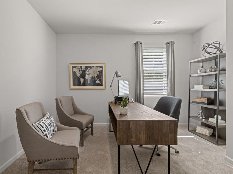 Furnished interior view inside a new home in Lost Creek, Dallas (Image 12).