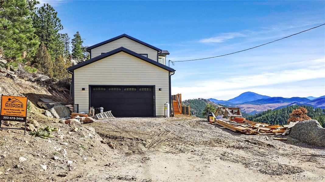 In-progress construction of a new home in , Bailey, CO (Image 18).