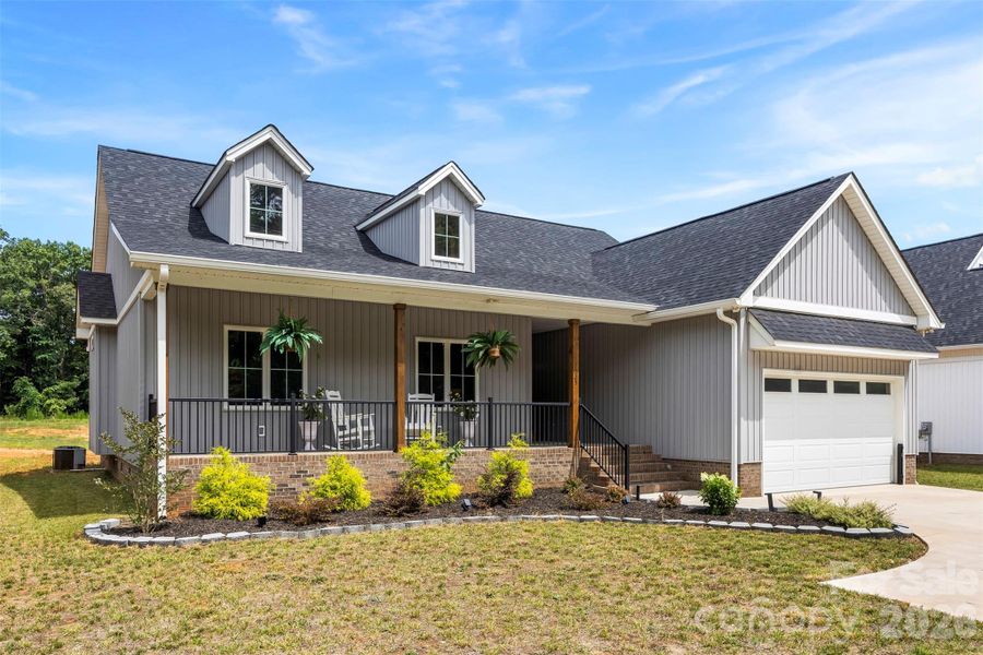 Front exterior of a new home in , Kings Mountain, NC, highlighting curb appeal (Image 21).