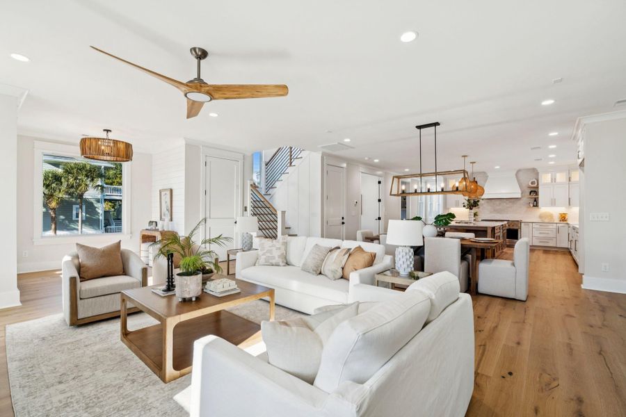 Furnished interior view inside a new home in , Isle Of Palms (Image 59). Furnished interior view inside a new home in , Isle Of Palms (Image 59).