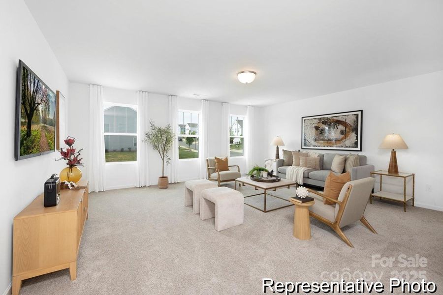 Furnished interior view inside a new home in Eagles Crest, Pageland (Image 22).