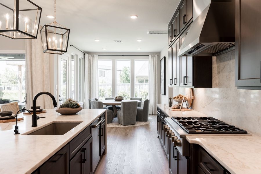 Representative furnished interior of a home built from the Camden by Tri Pointe Homes in Bridgeland, Cypress (Image 12).