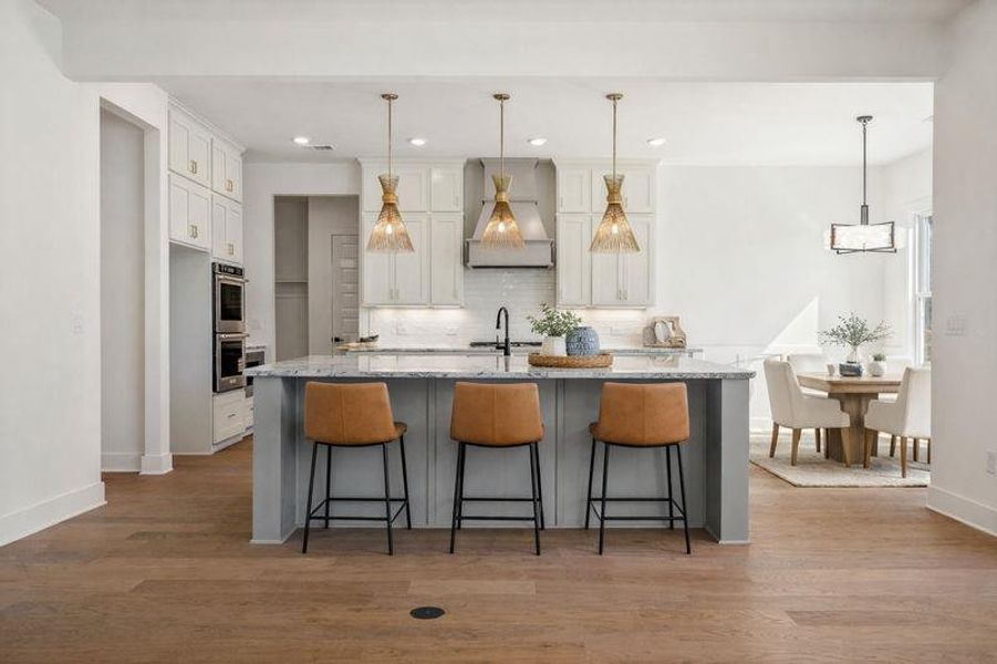 Furnished interior view inside a new home in Long Hollow Landing, Gainesville (Image 6).