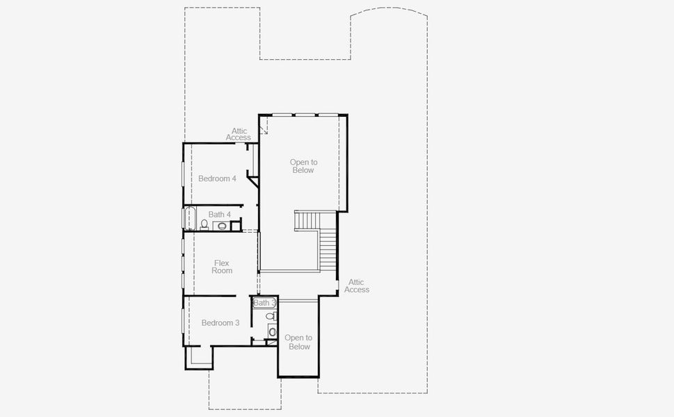 2D floor plan layout for the Murchison - 60 Homesites by Coventry Homes in Candela 60', Richmond, TX (Image 3). 2D floor plan layout for the Murchison - 60 Homesites by Coventry Homes in Candela 60', Richmond, TX (Image 3).