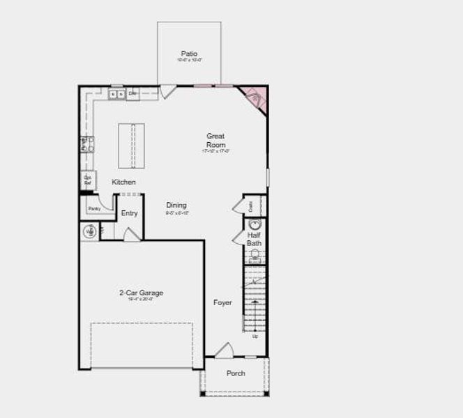 2D floor plan layout of this home in Windance Lake, Loganville, GA (Image 3). 2D floor plan layout of this home in Windance Lake, Loganville, GA (Image 3).