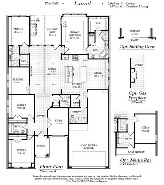 2D floor plan layout for the Laurel by Chesmar Homes in Westside Preserve, Midlothian, TX (Image 6). 2D floor plan layout for the Laurel by Chesmar Homes in Westside Preserve, Midlothian, TX (Image 6).