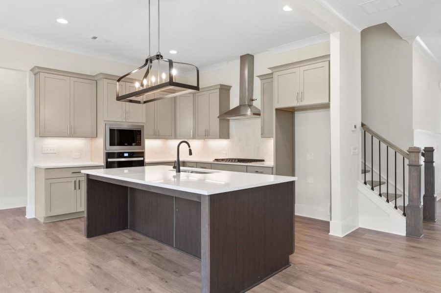 Furnished interior view inside a new home in Hillshire, Cumming (Image 5).