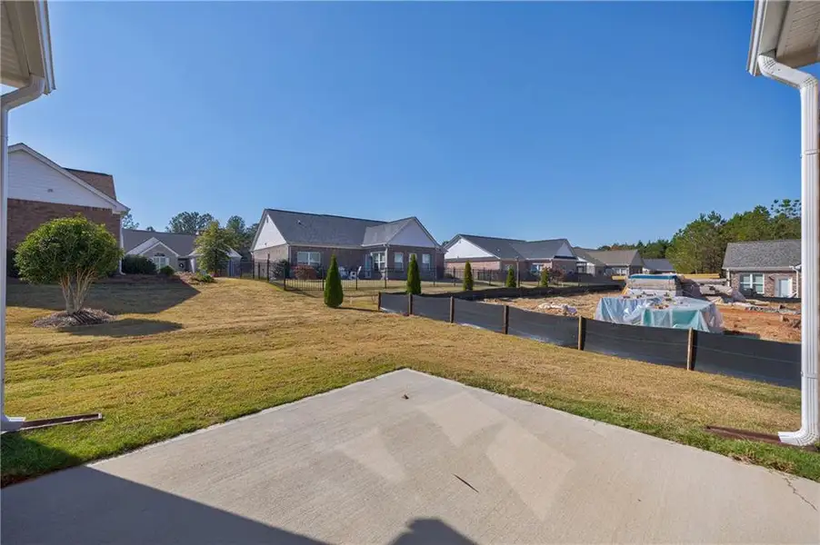 Exterior details and patio area of a home in , Social Circle (Image 4). Exterior details and patio area of a home in , Social Circle (Image 4).