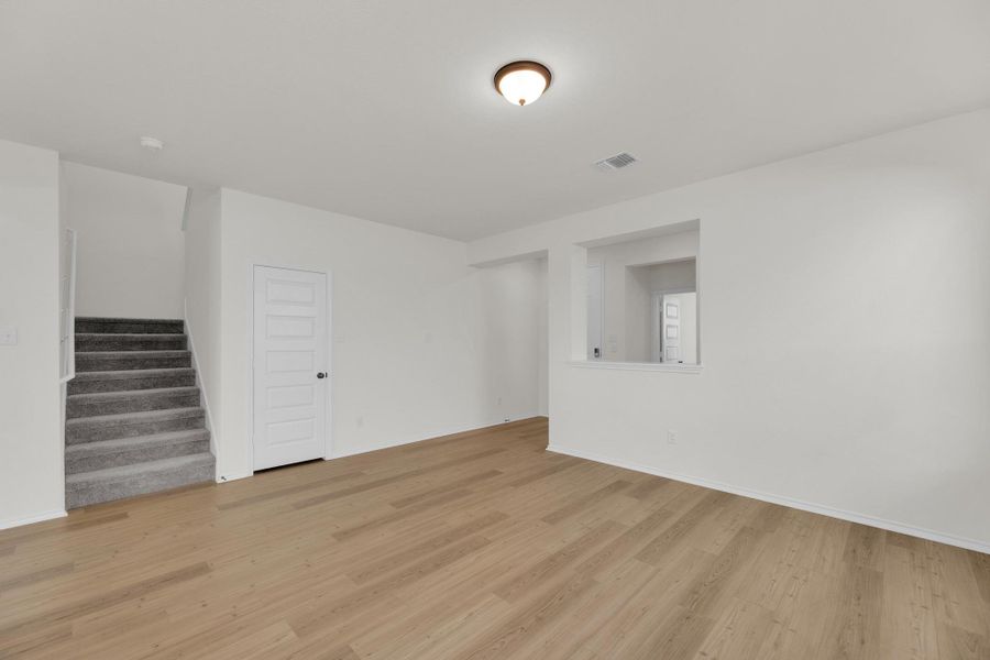 Spacious, unfurnished interior of a new home in Salerno - Classic Collection, Round Rock (Image 18). Spacious, unfurnished interior of a new home in Salerno - Classic Collection, Round Rock (Image 18).