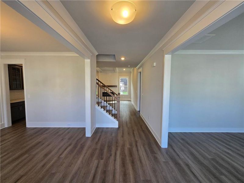 Spacious, unfurnished interior of a new home in Pinecrest Ridge, Dacula (Image 40). Spacious, unfurnished interior of a new home in Pinecrest Ridge, Dacula (Image 40).